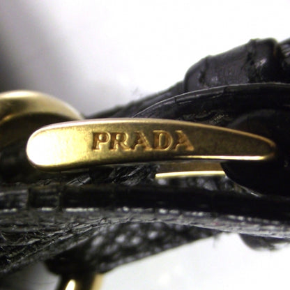 Prada Vitello Daino Shoulder Bag Black 9 of 10