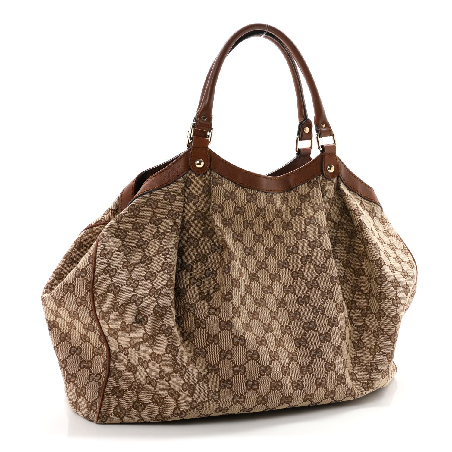 Gucci Monogram Large Sukey Tote Brown 3 of 11