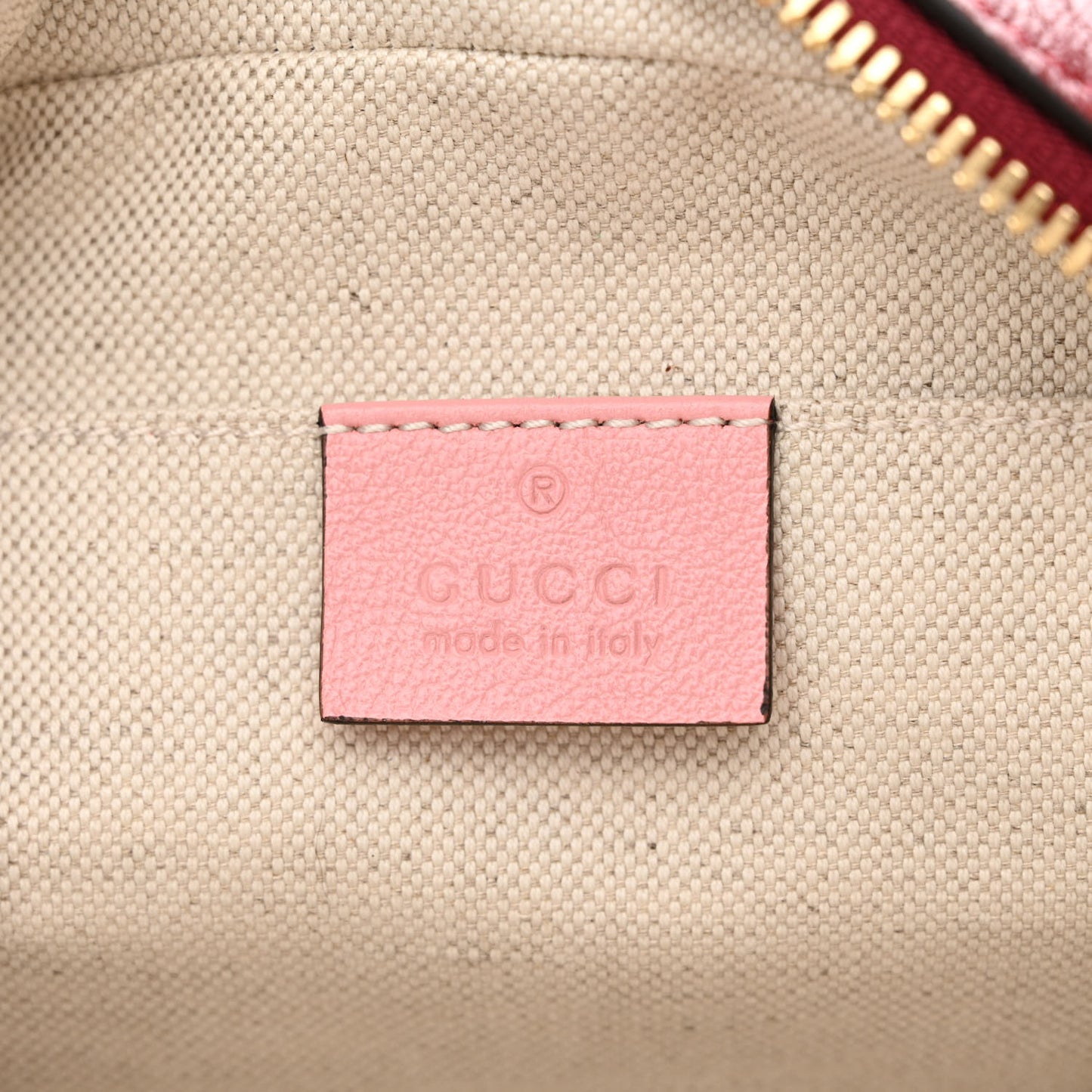 Azalea Calfskin Matelasse Diagonal Small Enamel GG Marmont Chain Shoulder Bag New Cherry Red Wild Rose