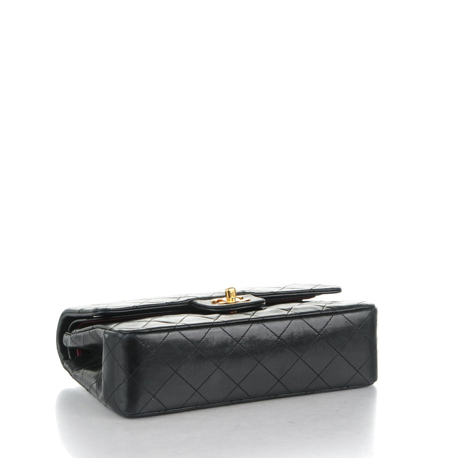 Chanel Lambskin Quilted Small Double Flap Black 4 of 8
