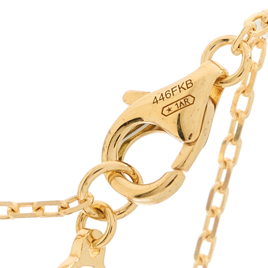Cartier 18K Yellow Gold Diamond LM D'Amour Pendant Necklace 5 of 6
