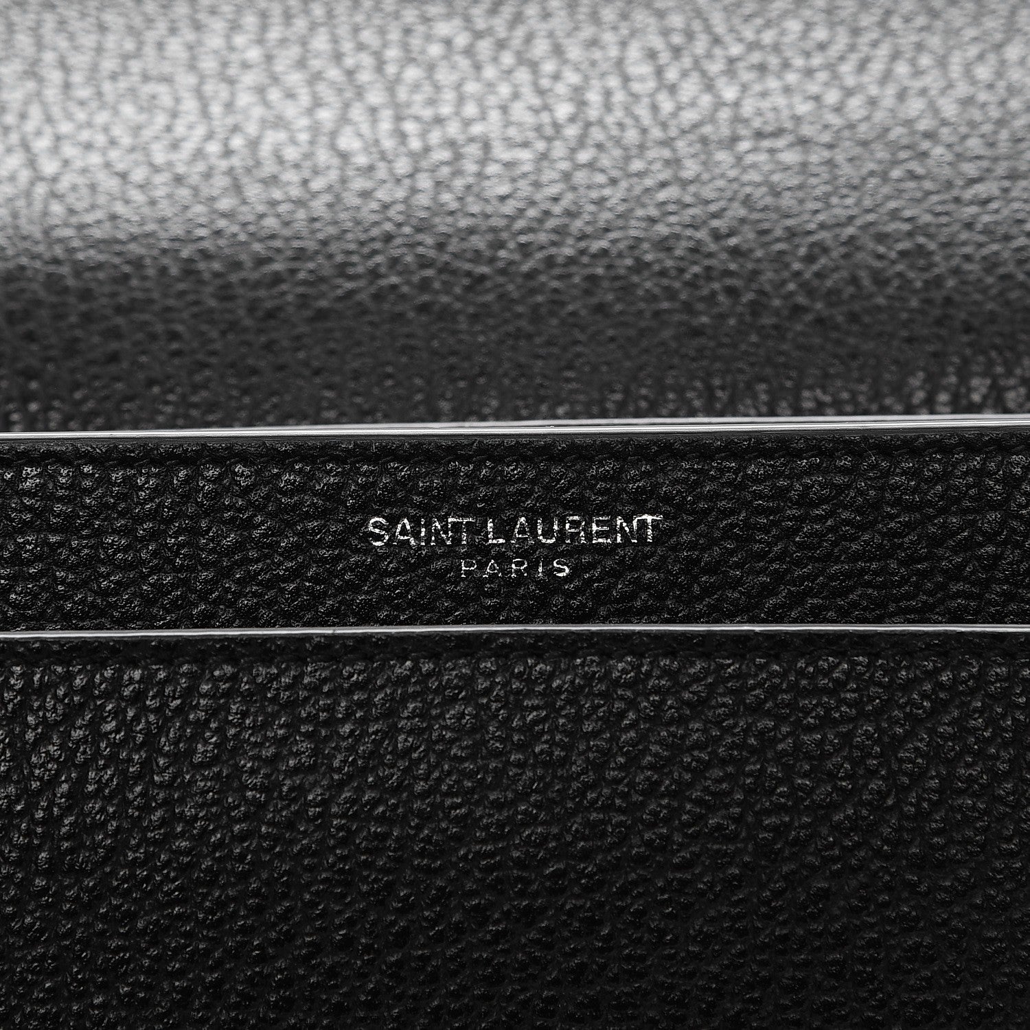 Saint Laurent Grained Calfskin Medium Monogram Sunset Black 6 of 7