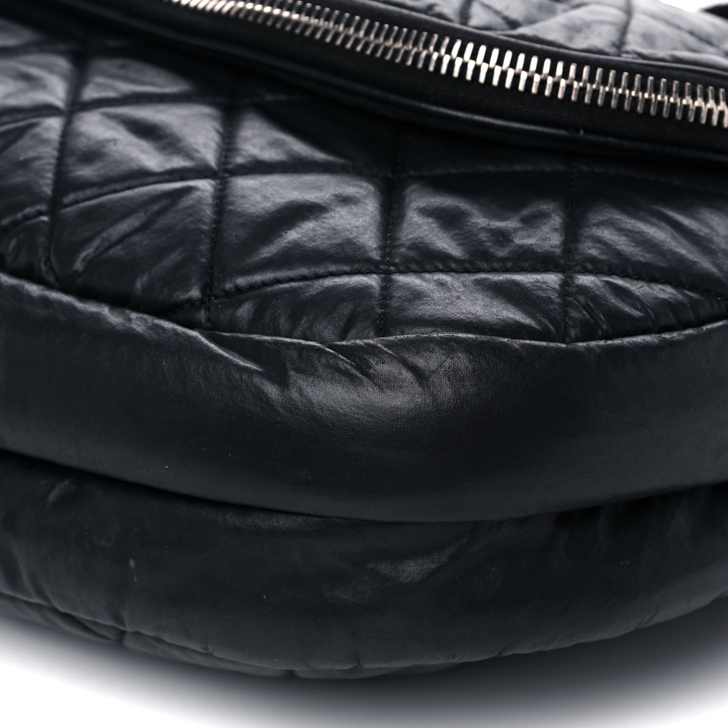 Chanel Nylon Quilted Coco Cocoon Messenger Black 9 of 14