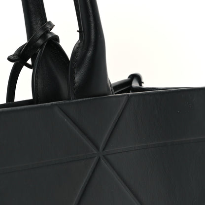 Prada Soft Calfskin Triangolo Symbole Embossed Medium Tote Black 10 of 10