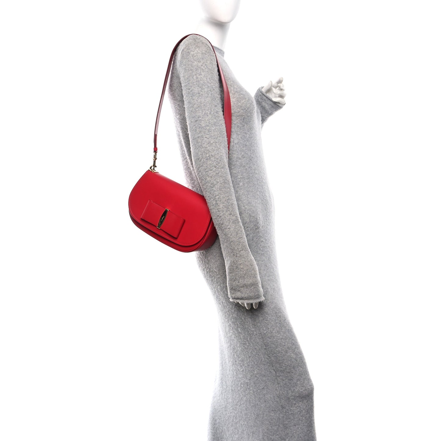 Smooth Calfskin Anna Shoulder Bag Pamplona