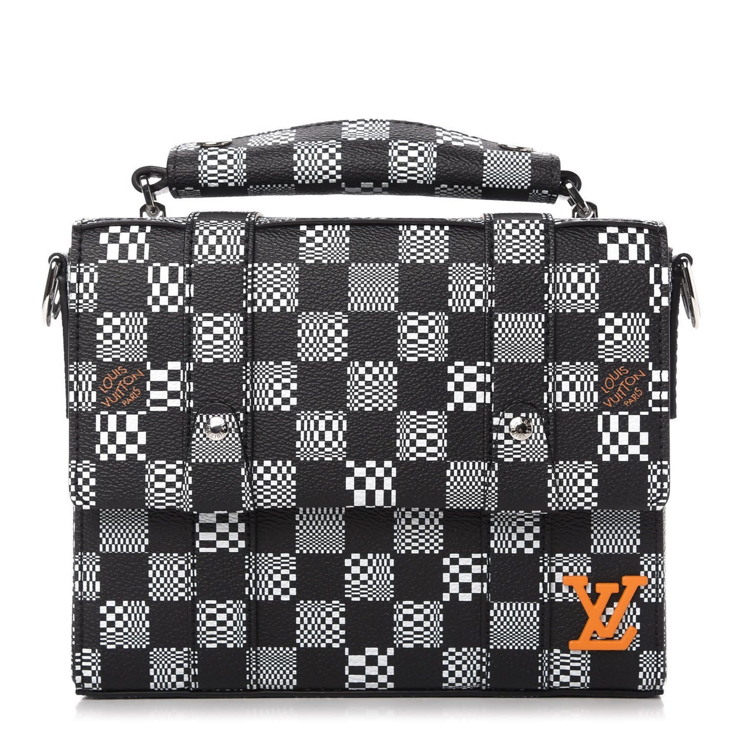 Damier Distorted Flap Soft Trunk Messenger
