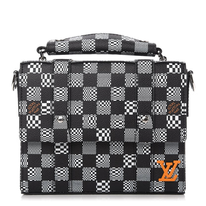 Louis Vuitton Damier Distorted Flap Soft Trunk Messenger 1 of 9