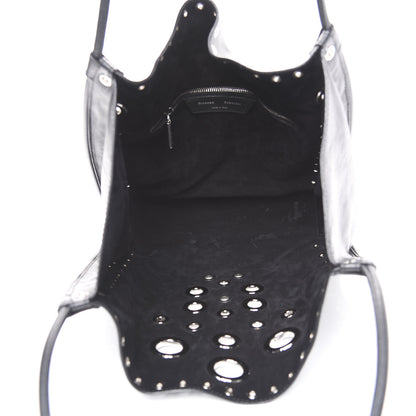 Proenza Schouler Soft Calf Medium Grommet Studded Tote Black 4 of 10