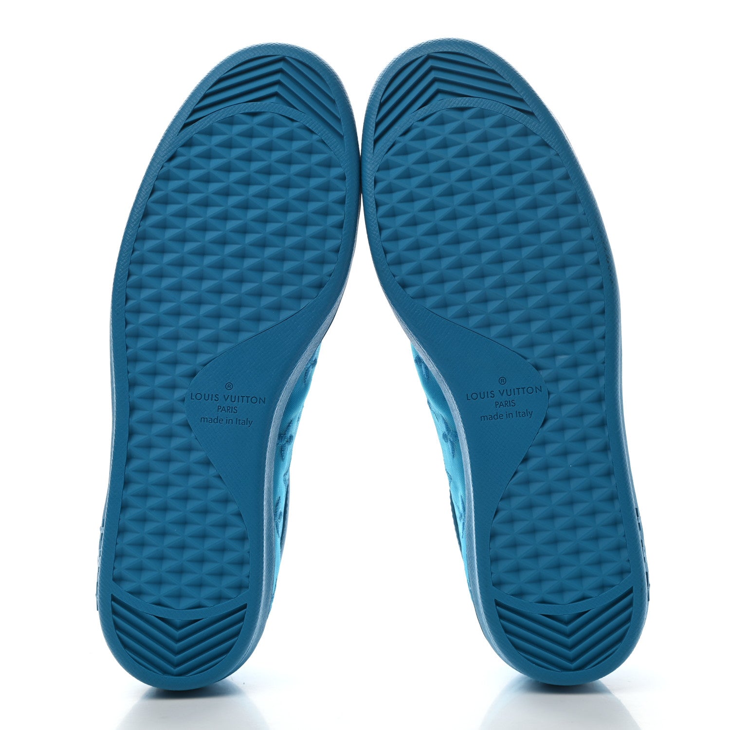 Louis Vuitton Monogram Luxembourg Sneaker 8.5 Blue 5 of 10