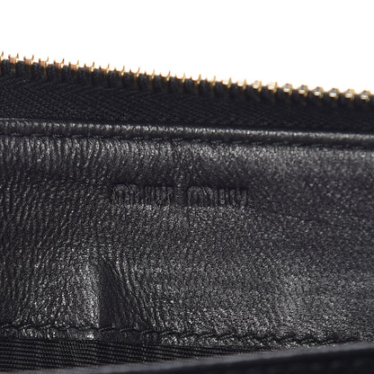 Miu Miu Nappa Metal Studded Zip Around Wallet Black 7 of 8