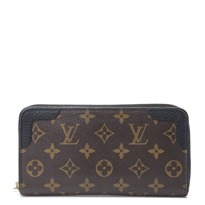 Louis Vuitton Monogram Zippy Retiro Wallet Black 1 of 6