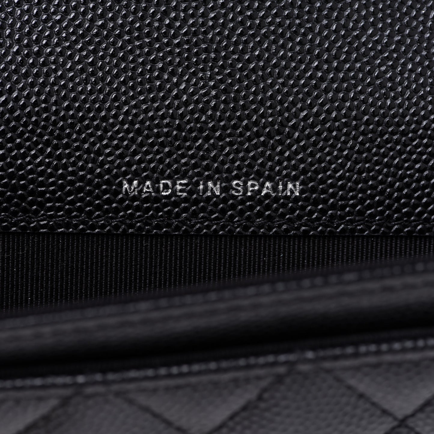 Caviar Quilted Boy Flap Card Holder Black