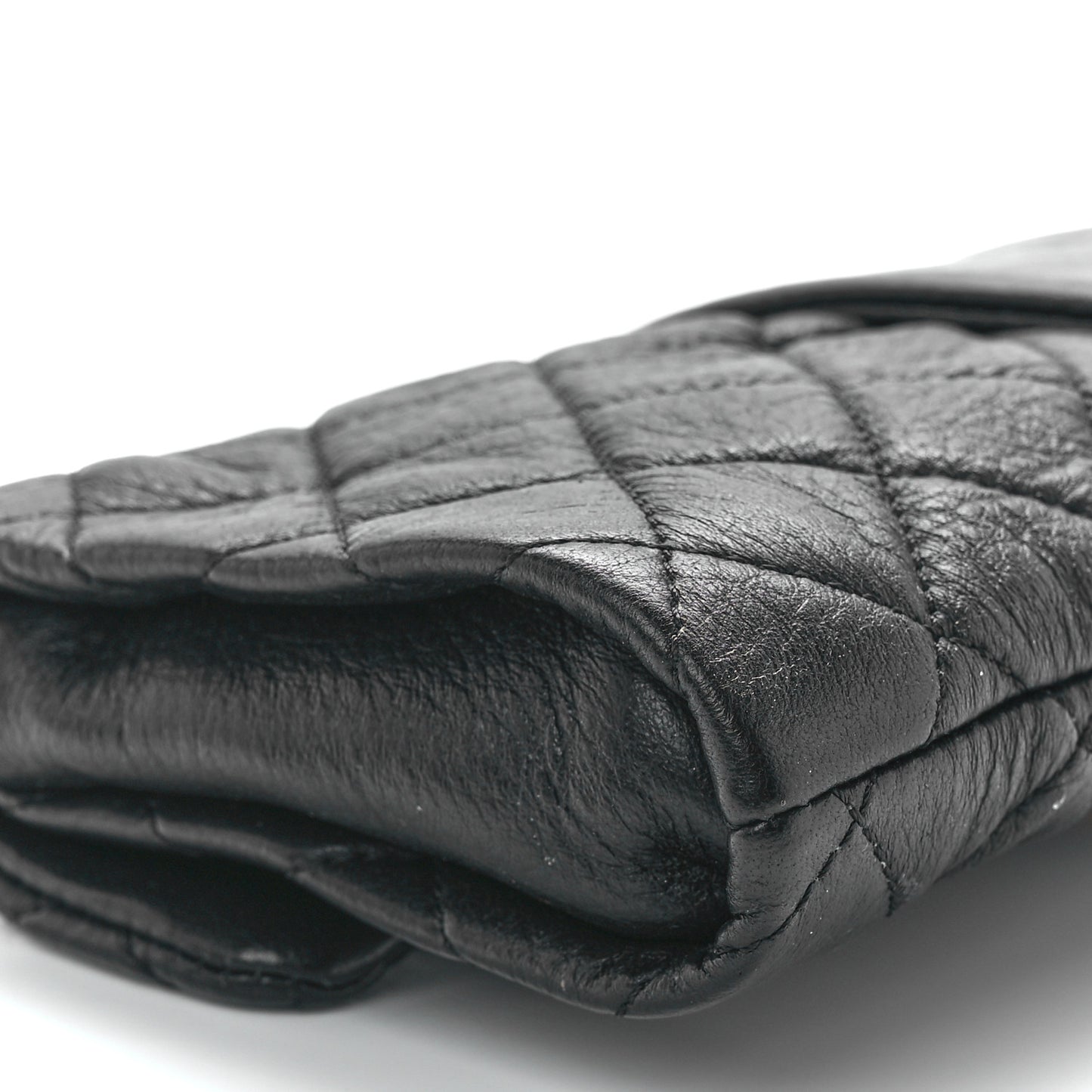 Sheepskin Mademoiselle Clutch Black