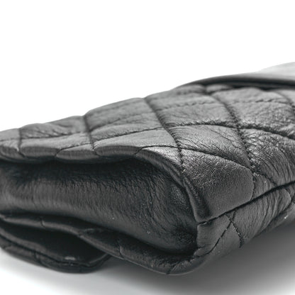 Chanel Sheepskin Mademoiselle Clutch Black 11 of 12