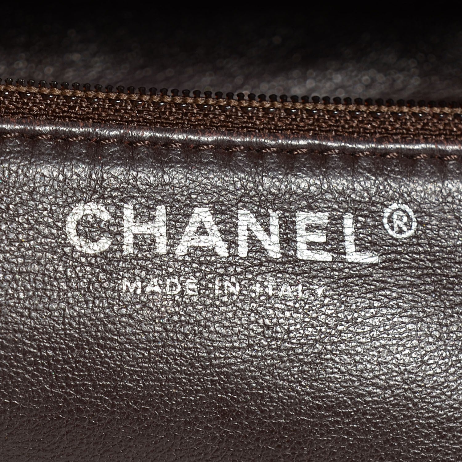 Chanel Calfskin Quilted CC Shoulder Bag Brown 6 of 7
