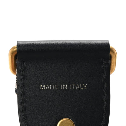 Christian Dior Oblique Studded Shoulder Strap Blue 5 of 11