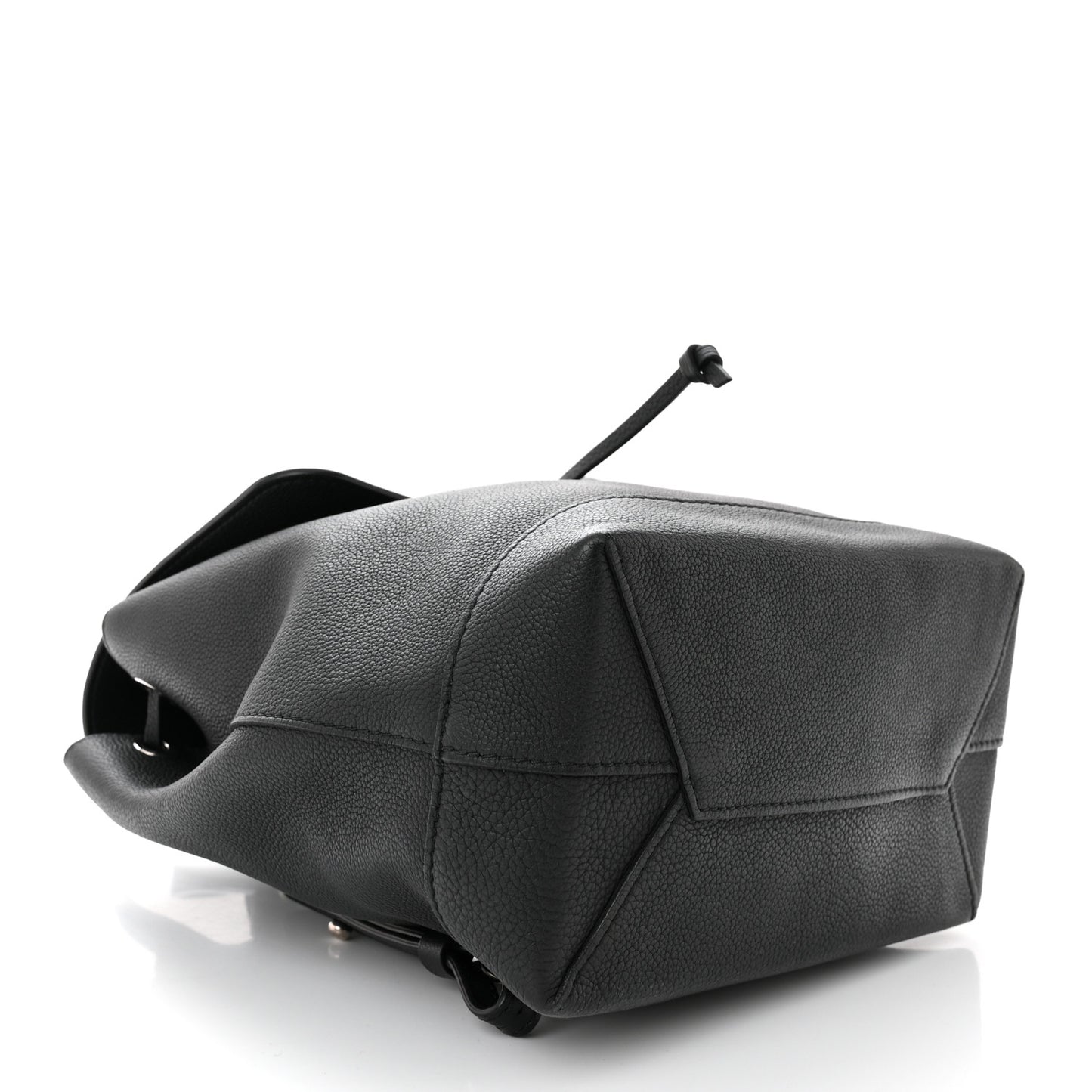 Calfskin Lockme Backpack Black