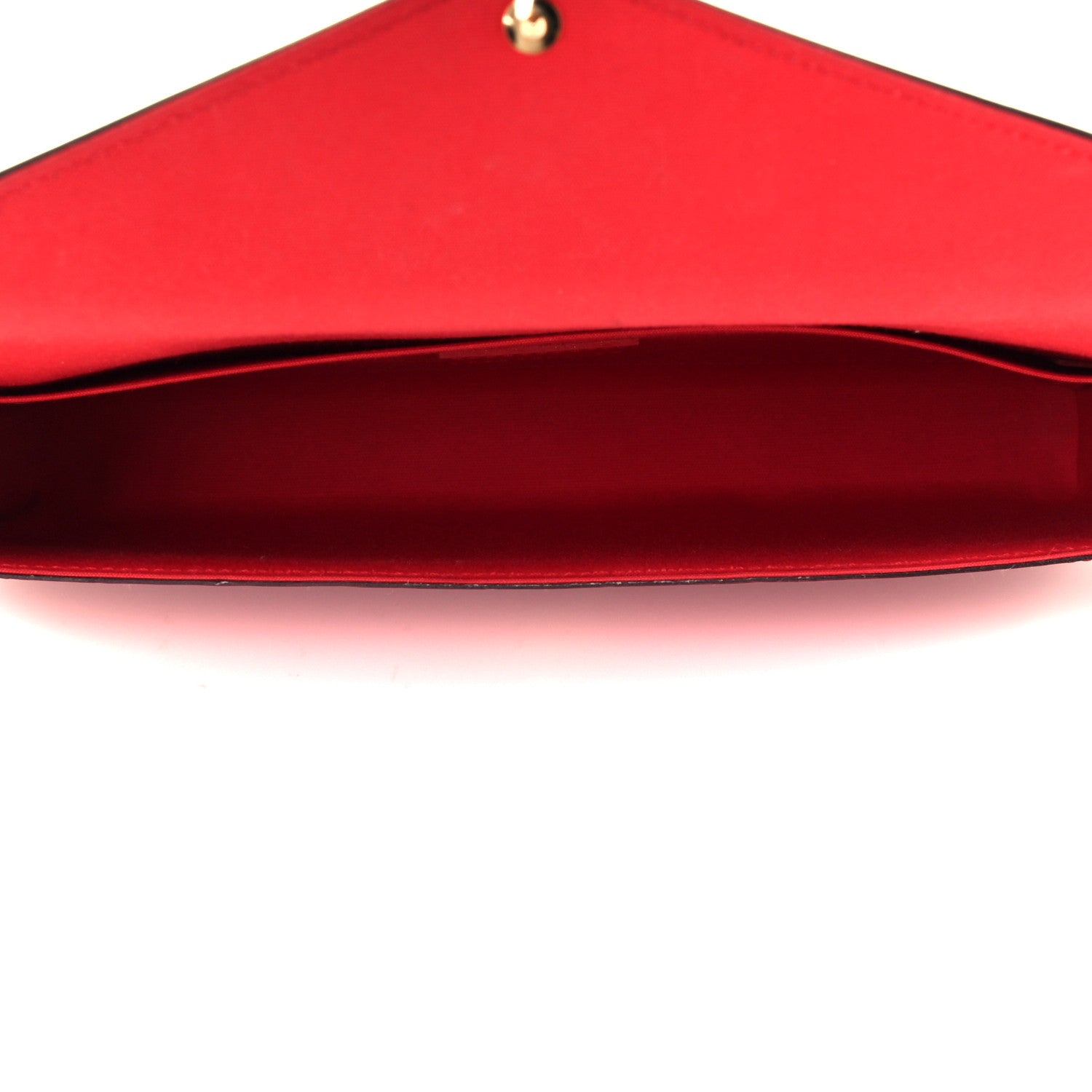 Louis Vuitton Vernis Felicie Pochette Chain Wallet Cherry 5 of 10