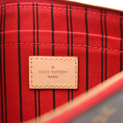 Louis Vuitton Monogram Neverfull MM GM Pochette Cherry 6 of 6