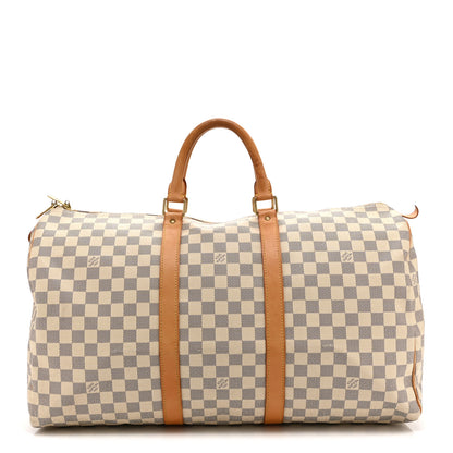 Louis Vuitton Damier Azur Keepall 50 1 of 9