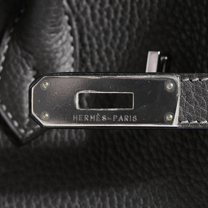 Hermes Taurillon Clemence Birkin 35 Graphite 13 of 27