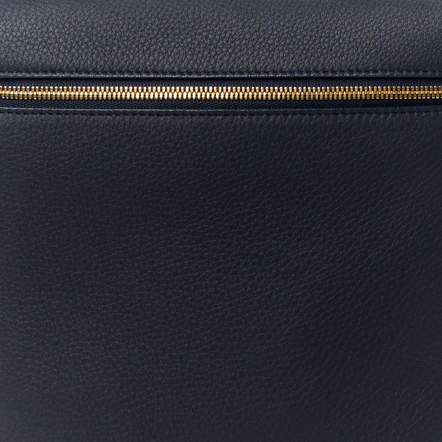 Grained Calfskin L23.5 Extra Pocket Backpack Navy Blue