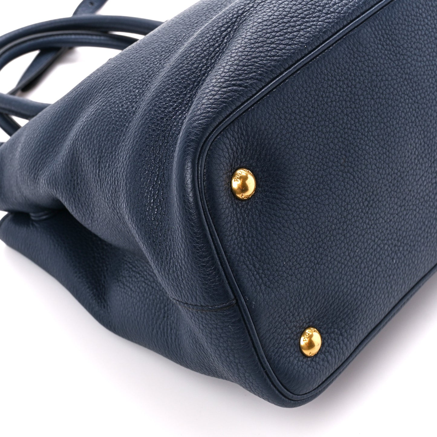 Vitello Phenix Top Handle Bag Baltico