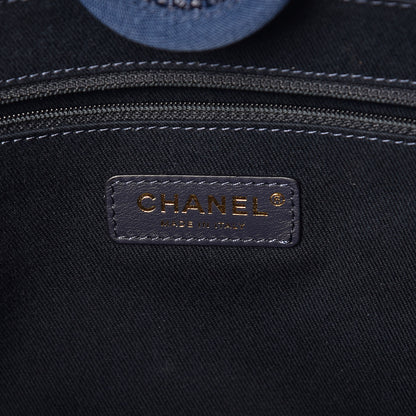 Chanel Woven Straw Raffia Small Deauville Tote 6 of 9