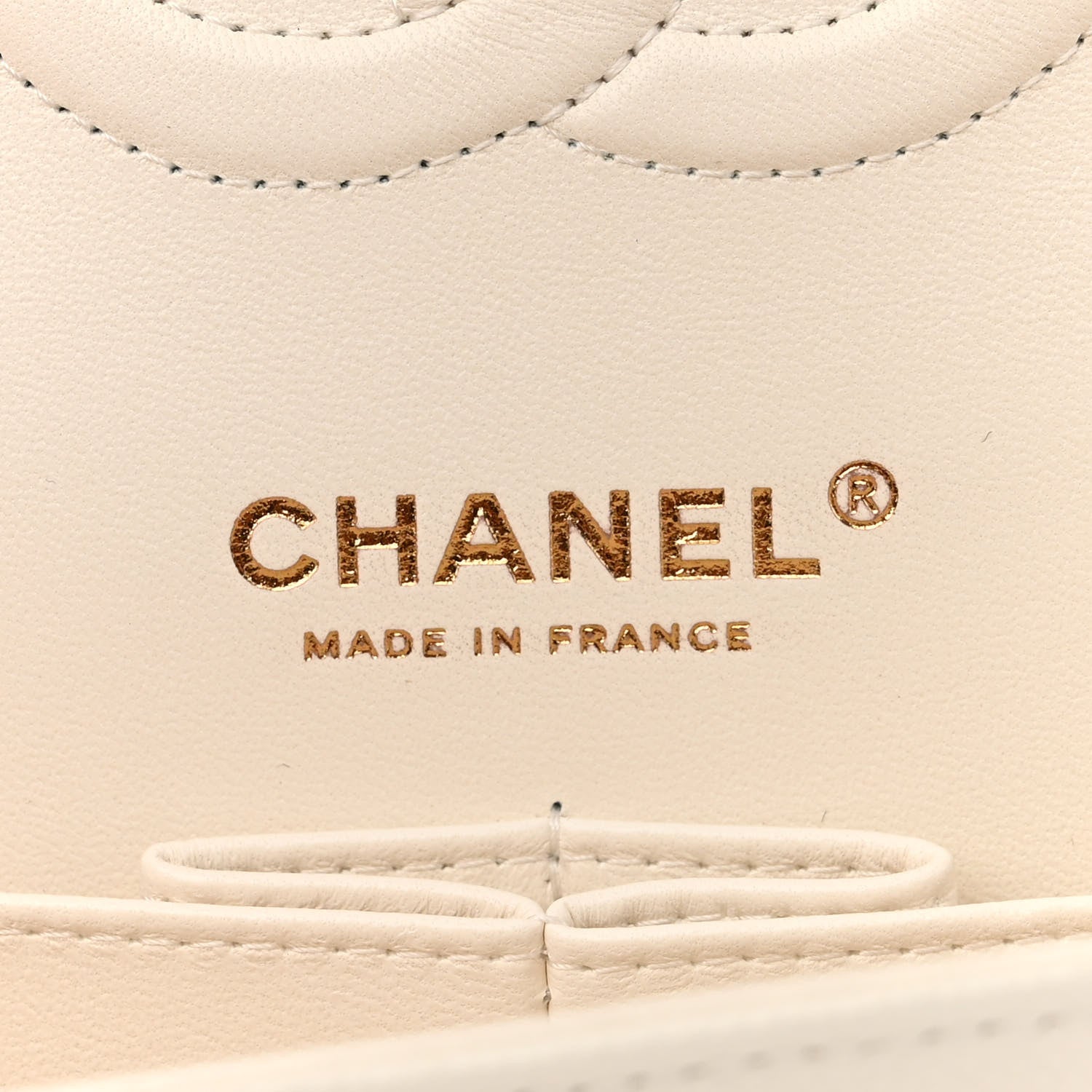 Chanel Caviar Quilted Medium Double Flap White 6 of 11