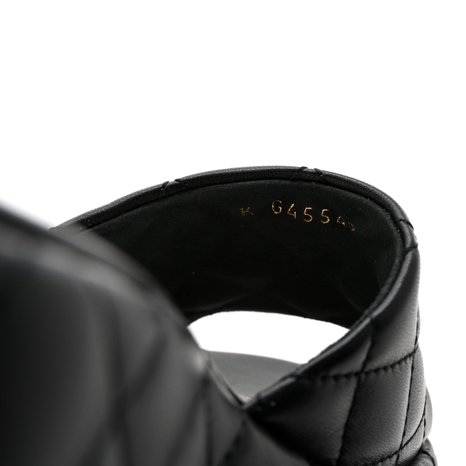 Chanel Lambskin Quilted Camelia CC Wedge Sandal Mules 38.5 Black 9 of 10