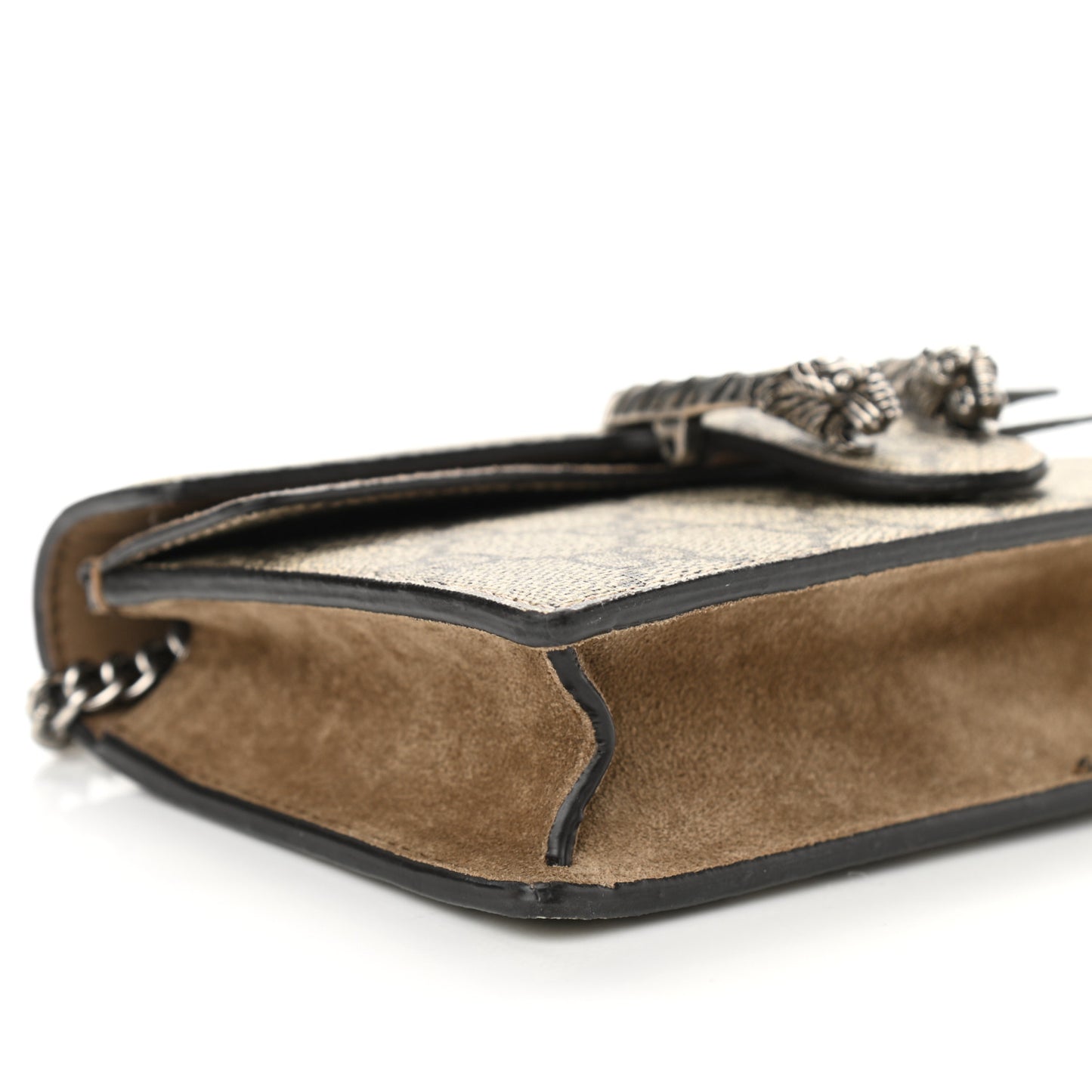 GG Supreme Monogram Super Mini Dionysus Shoulder Bag Taupe