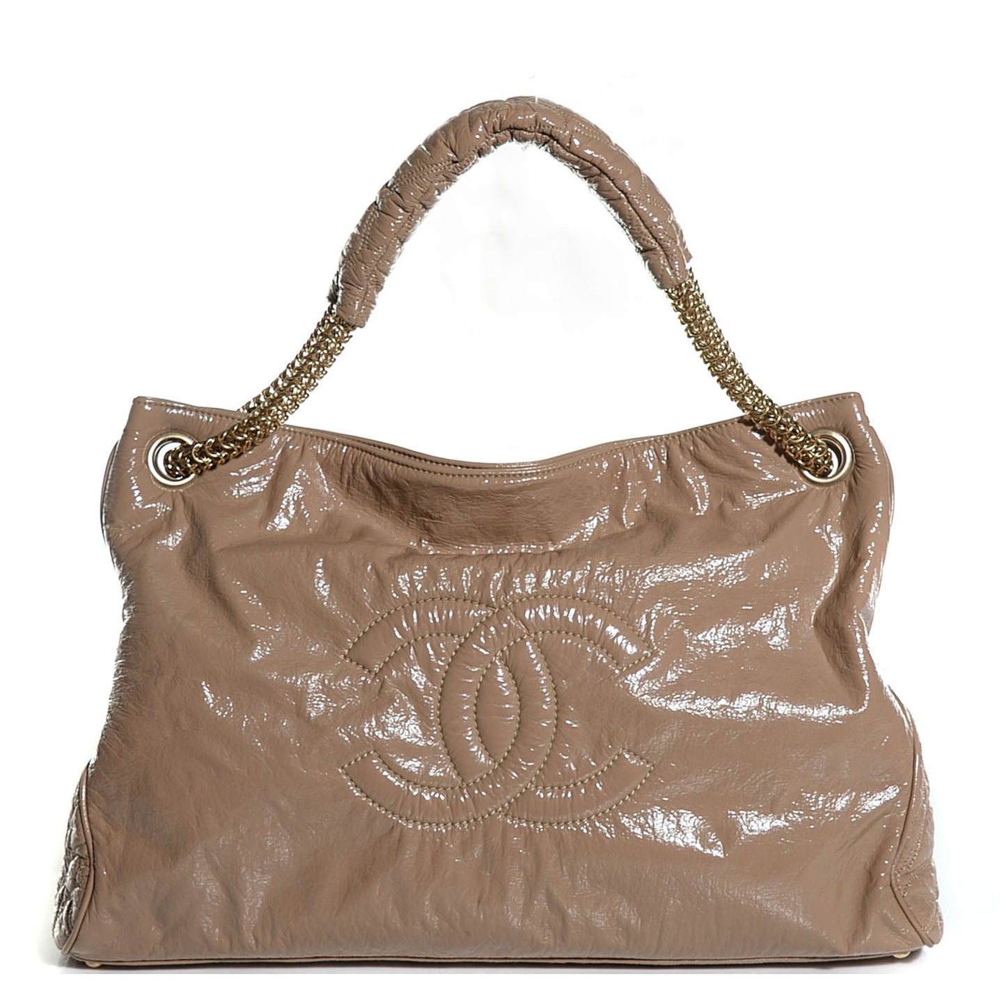 Vinyl Rodeo Tote Beige