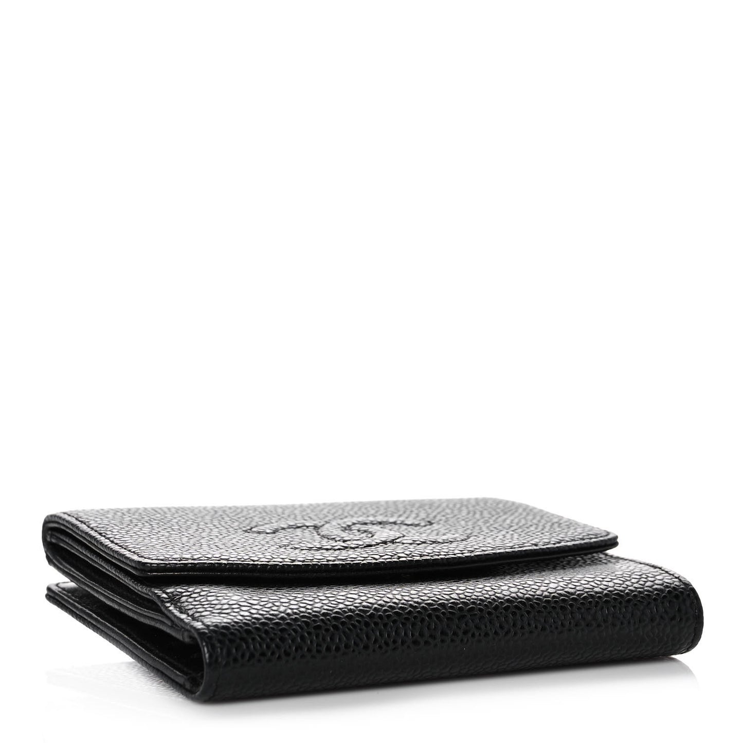 Caviar Timeless CC Flap Wallet Black
