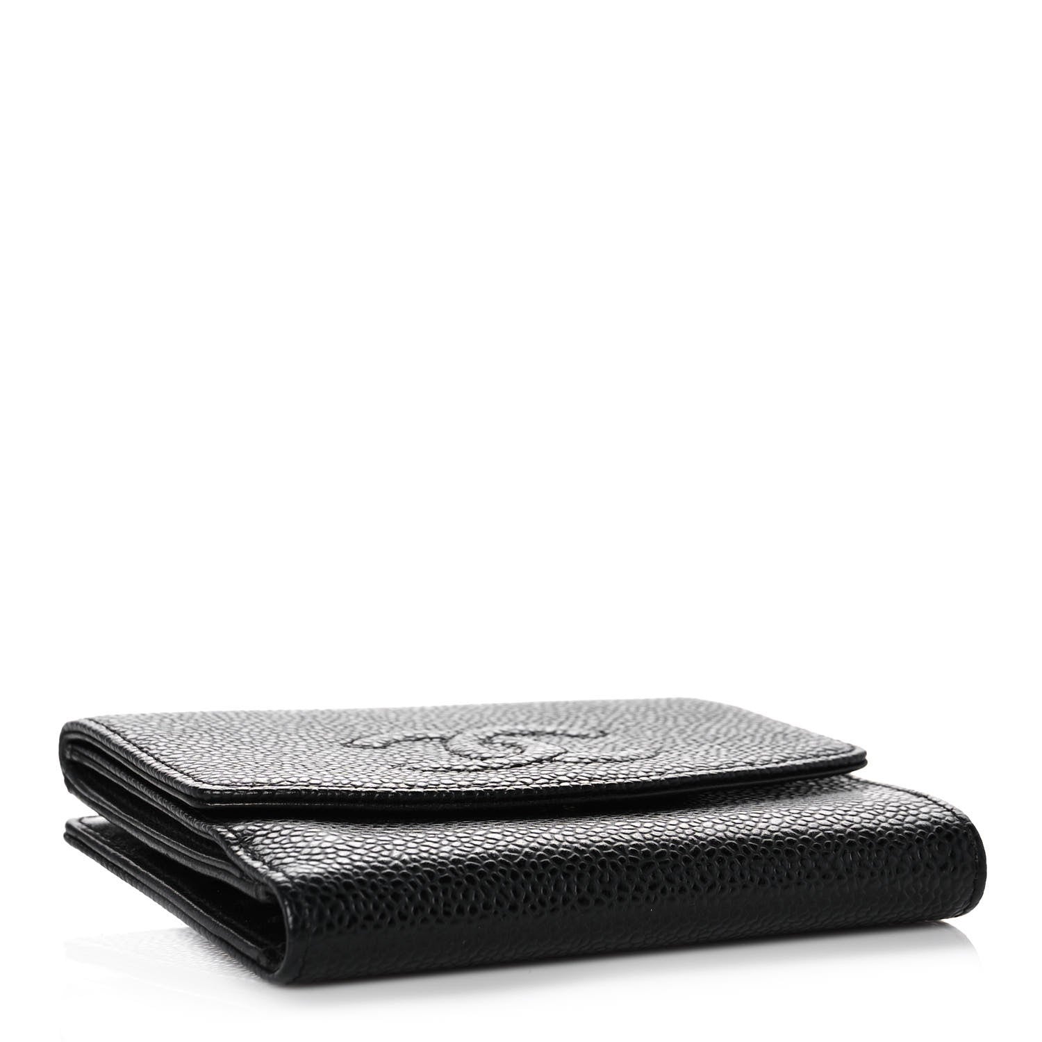 Chanel Caviar Timeless CC Flap Wallet Black 4 of 13