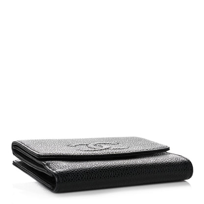 Chanel Caviar Timeless CC Flap Wallet Black 4 of 13