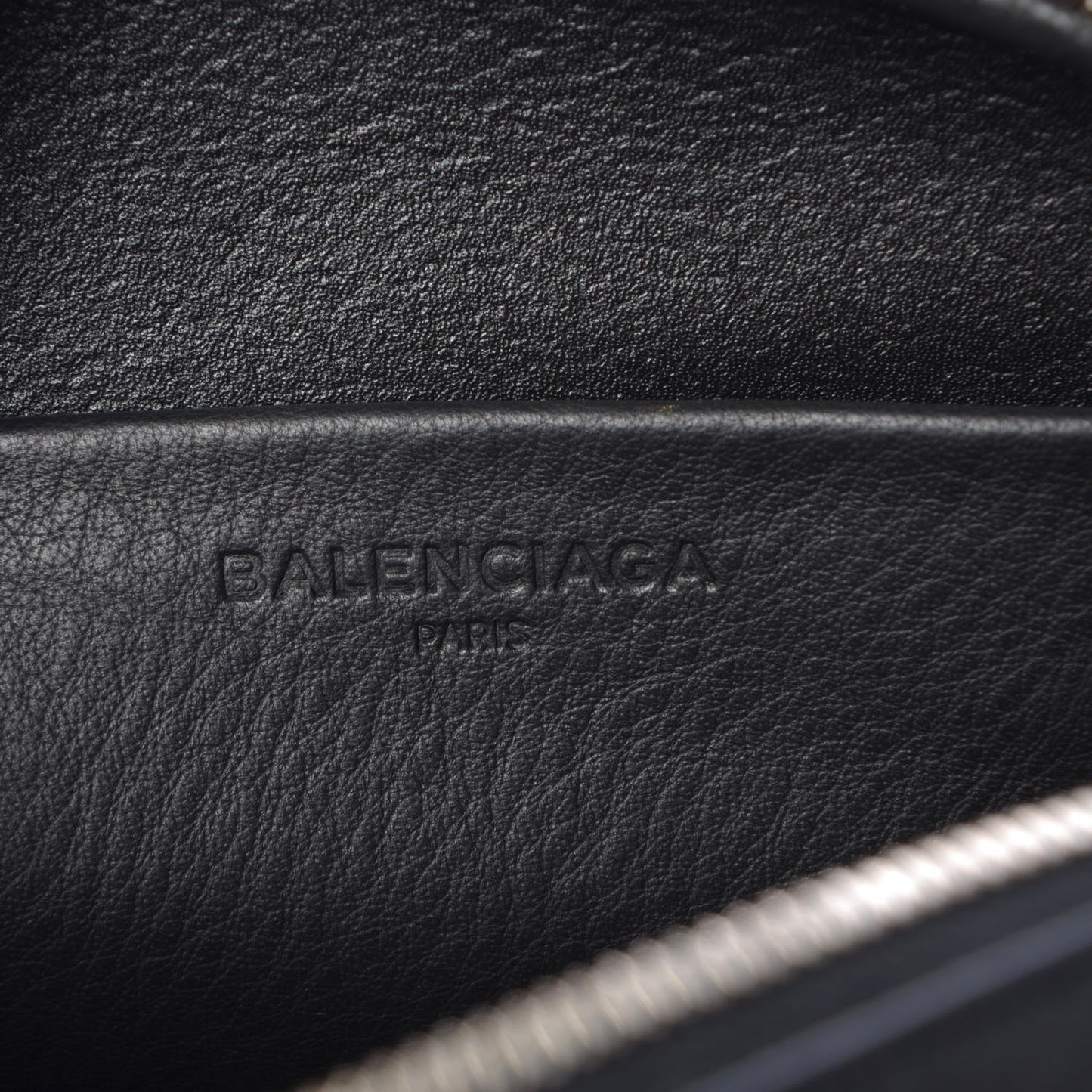 Calfskin Logo S Everyday Camera Bag Black
