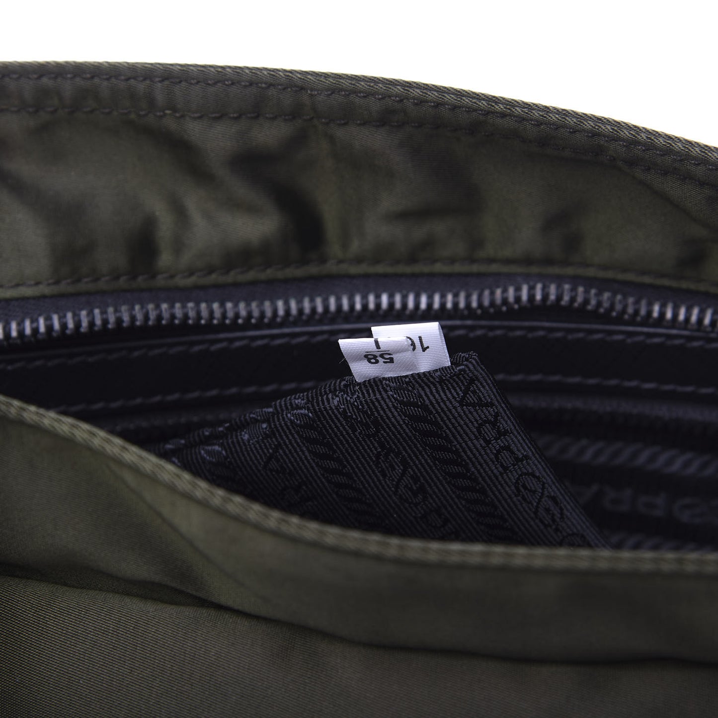 Nylon Vela Flat Messenger Bag Mimetico