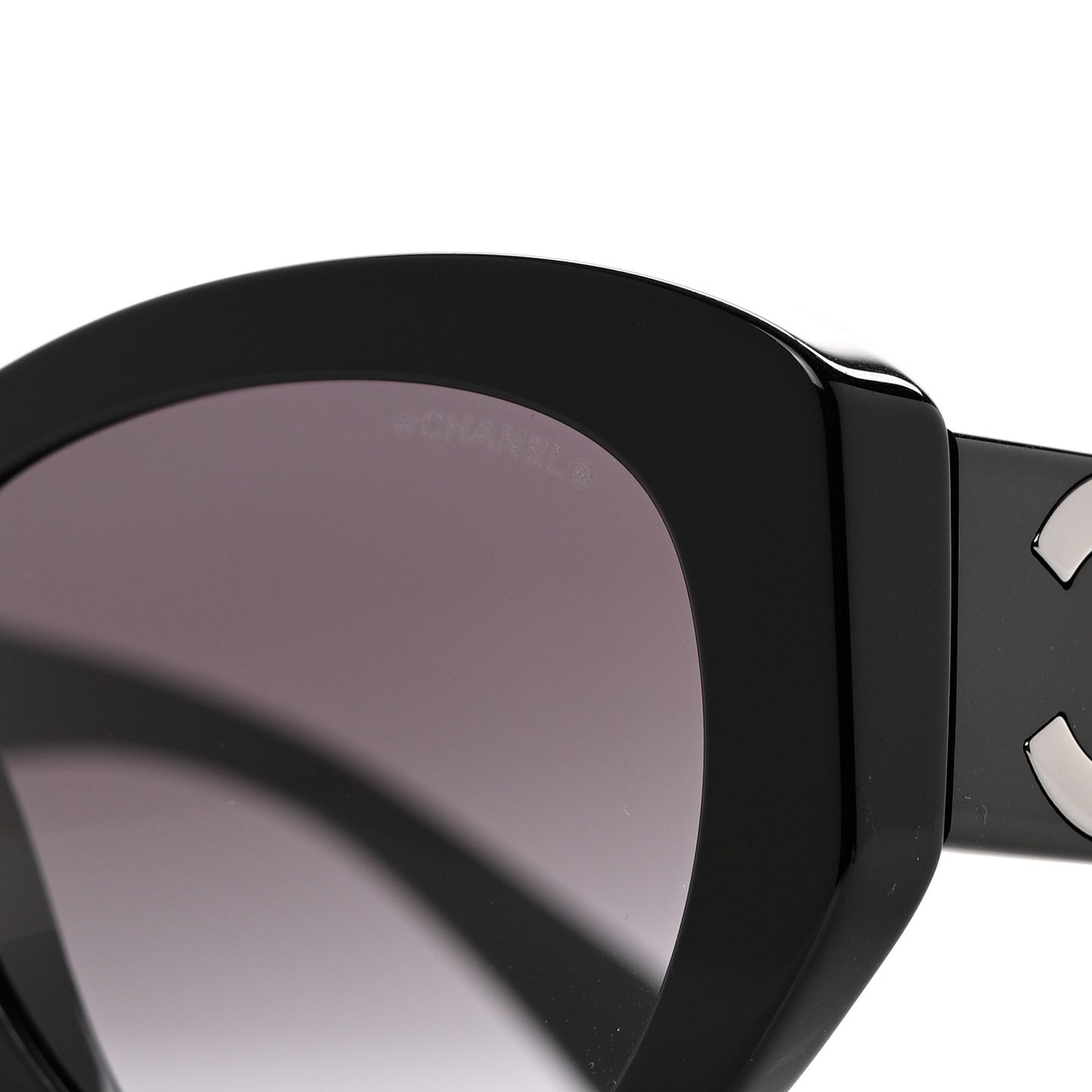 Acetate Butterfly Large CC Sunglasses 5492 Black