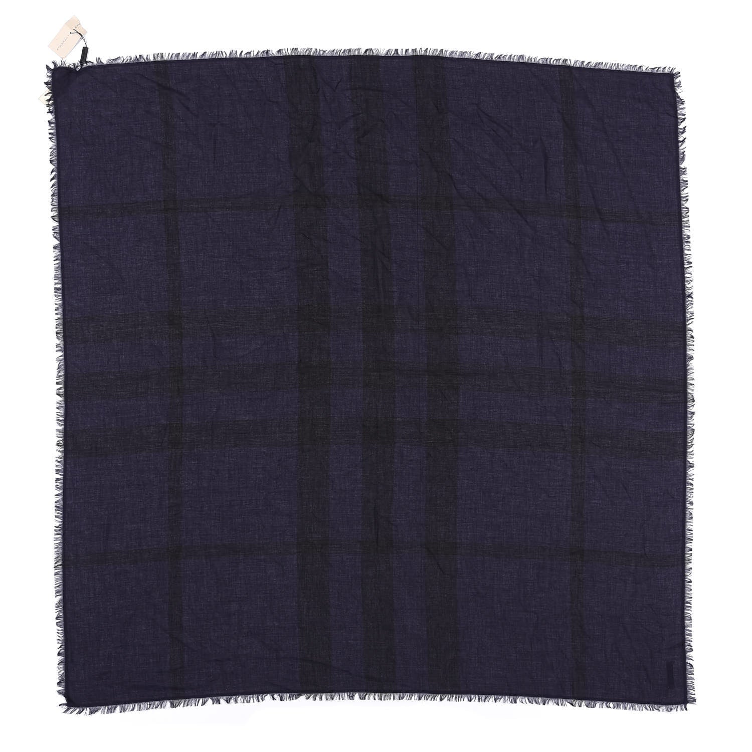 Burberry Modal Wool Giant Check Square Scarf Purple 1 of 3