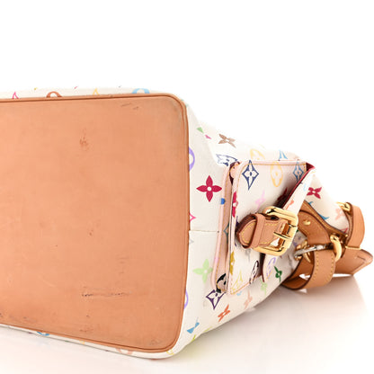 Louis Vuitton Monogram Multicolor Petit Noe White 9 of 10