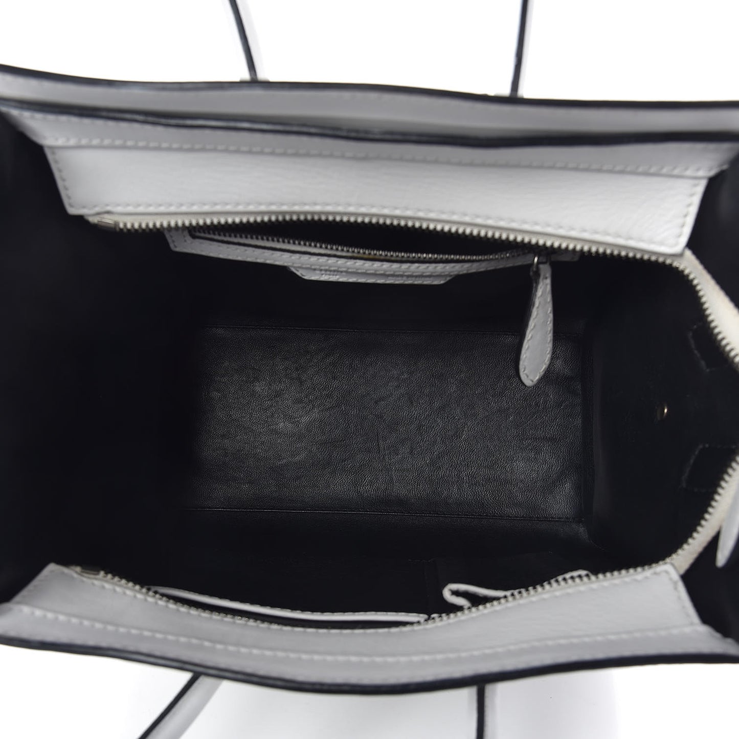 Calfskin Micro Luggage White