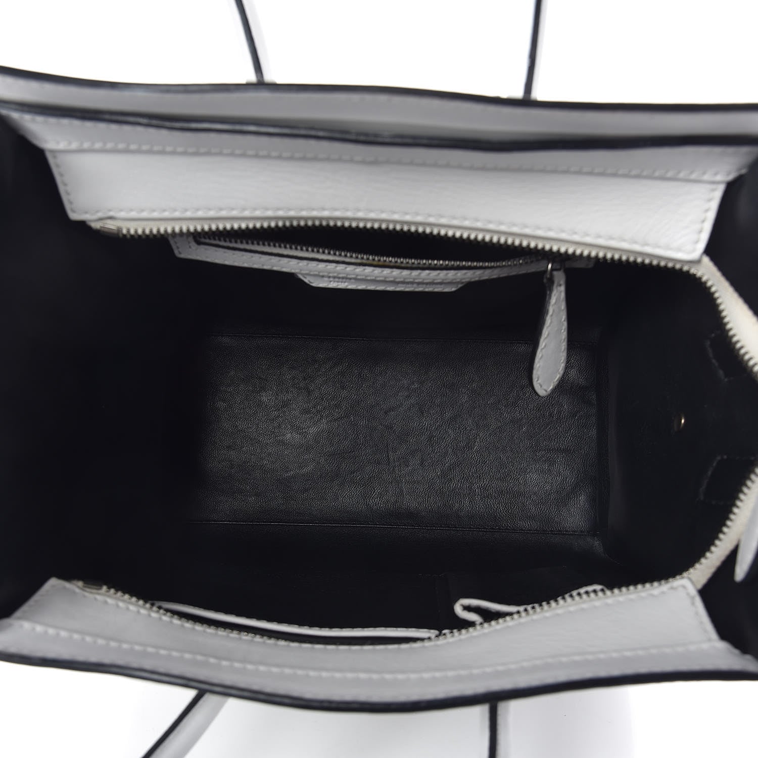 Celine Calfskin Micro Luggage White 7 of 12