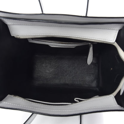 Celine Calfskin Micro Luggage White 7 of 12