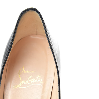 Christian Louboutin Kid Very Prive 120 Pumps 36 Black Red 12 of 13