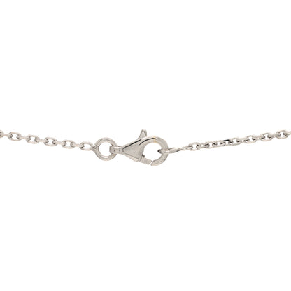 Chanel 18K White Gold Diamond Black Onyx Camelia Sculpte Drop Pendant Necklace 4 of 5