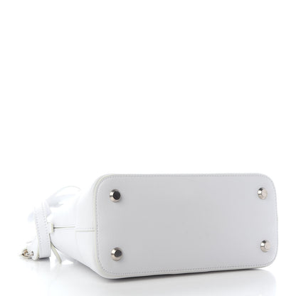 Balenciaga Calfskin Gothic Logo S Ville Top Handle Bag White 3 of 7