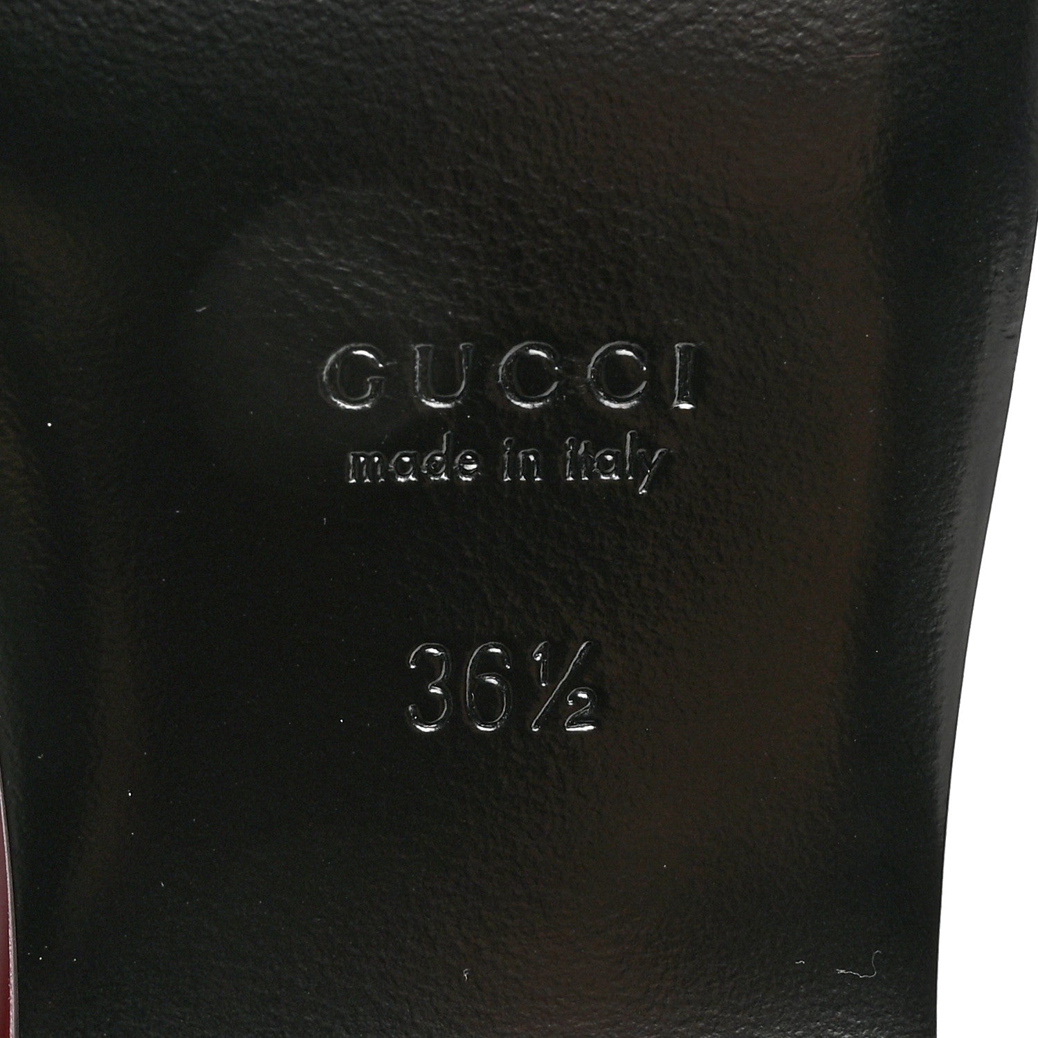 Gucci Ancora Calfskin Womens Horsebit Platform Loafers 36.5 Rosso 6 of 13