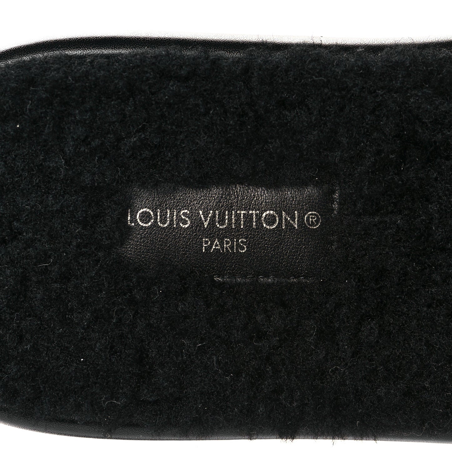 Shearling Magnetic Flat Mule 41 Black