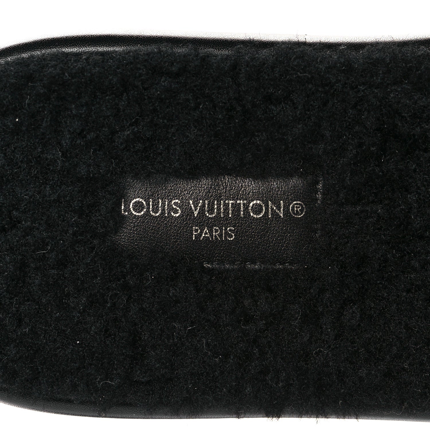 Louis Vuitton Shearling Magnetic Flat Mule 41 Black 8 of 9