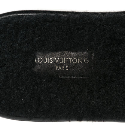 Louis Vuitton Shearling Magnetic Flat Mule 41 Black 8 of 9